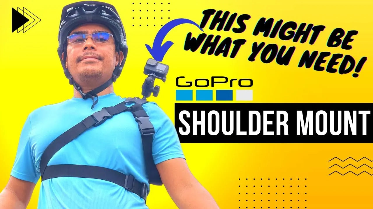 Gopro Shoulder Rig Shoulder Mount Strap Harness For GoPro Hero 9 & Hero 10 Action Camera ...