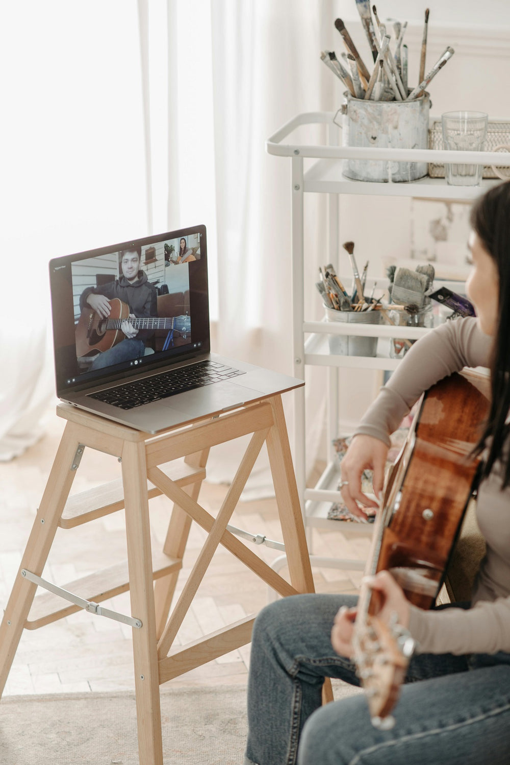 Bohany Support de téléphone pour guitare, support de partition