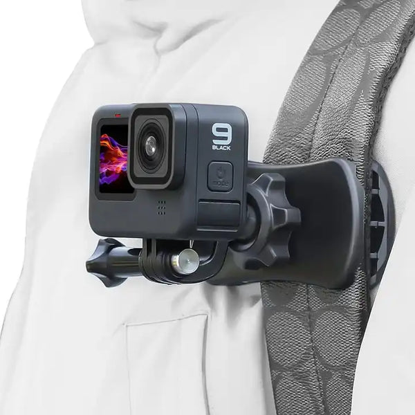 360 Ball Head Backpack Mount for Action Camera