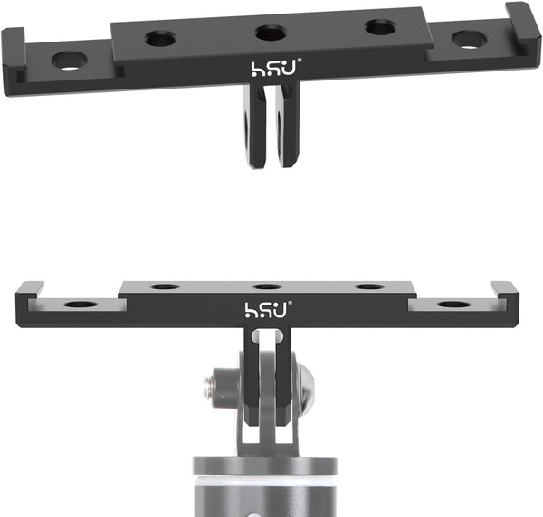 HSU Aluminum Dual Cold Shoe Extension Bracket