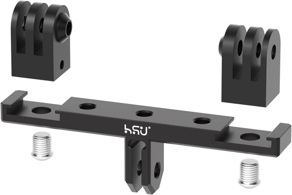 HSU GoPro Aluminum Dual Twin Mount Adapter