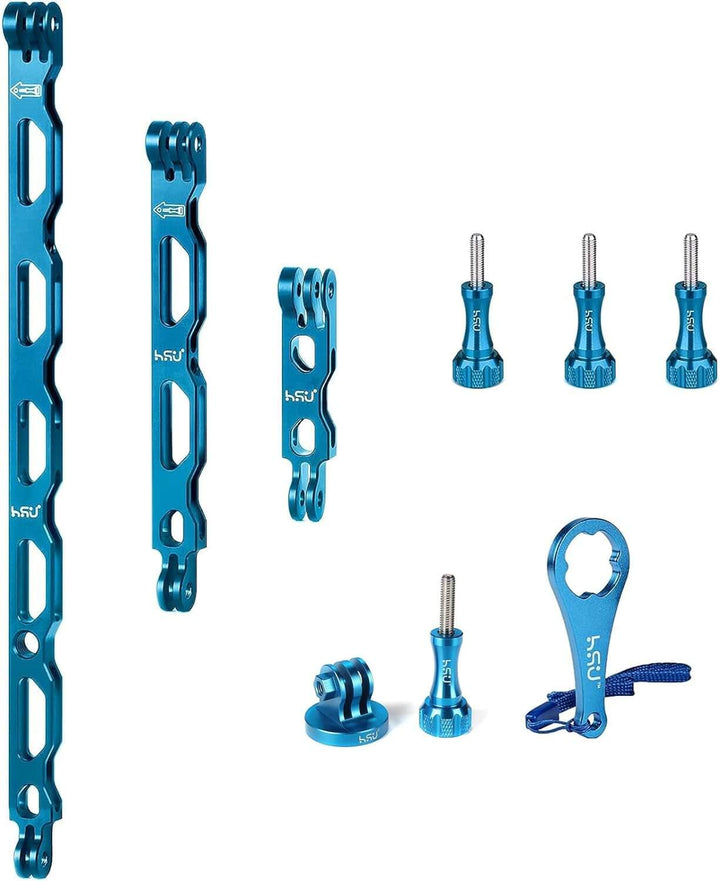 HSU Blue Aluminum Straight Extension Arms and Mount Kit