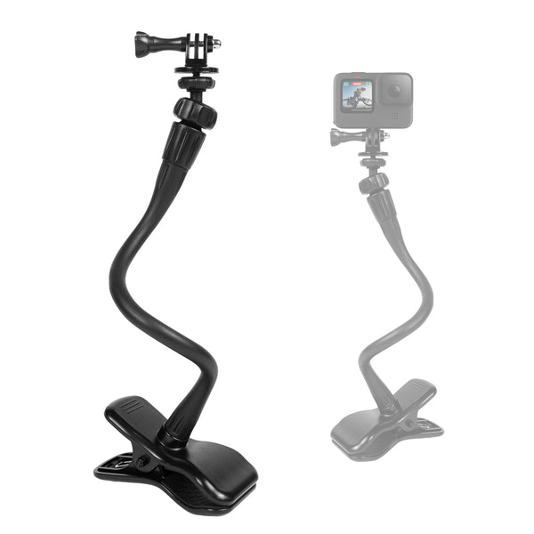 Flexible Clamp Mount for Action Camera with 35.5cm Long Arm