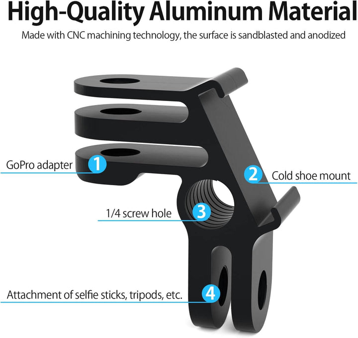 HSU Aluminum Cold Shoe Mount Adapter