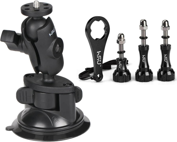 HSU Aluminum Thumbscrew Set and Suction Cup Mount