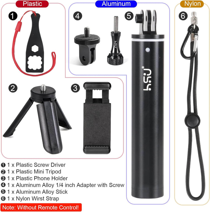 HSU Selfie Stick Product Contents