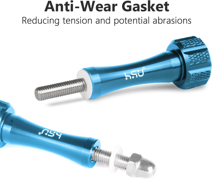 HSU Extended Aluminum Thumbscrew Set Blue feature1
