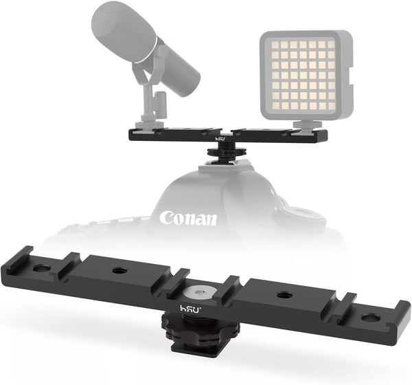 HSU Triple-Head Cold Shoe Mount Bracket(Extension)