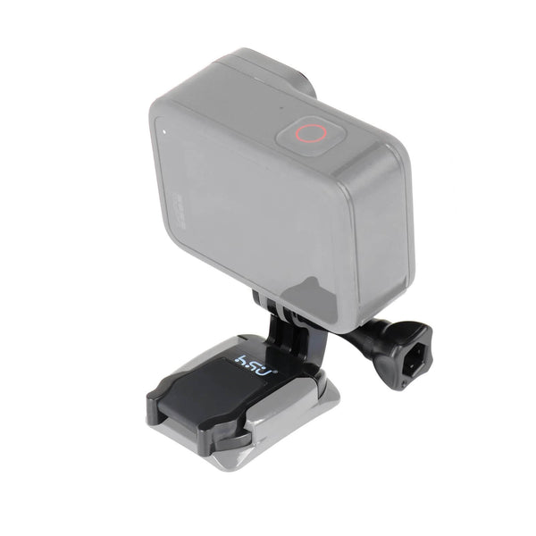 HSU Vertical Surface Quick Mounting J-Hook Buckle Mount（Rubber Locking Plug）, Long Thumb Screw Accessory Kit for GoPro Hero 13 12 11 10 9 8 7 6 5 4 AKASO Campark and Other Action Cameras