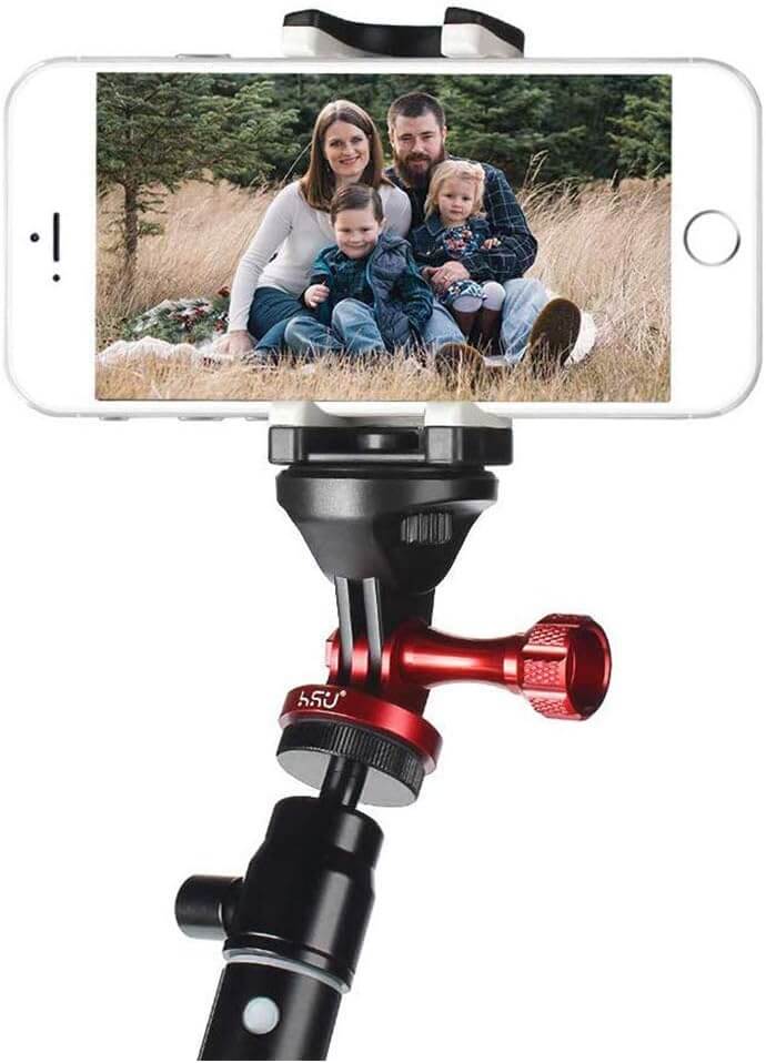 HSU Red Aluminum Tripod Mount