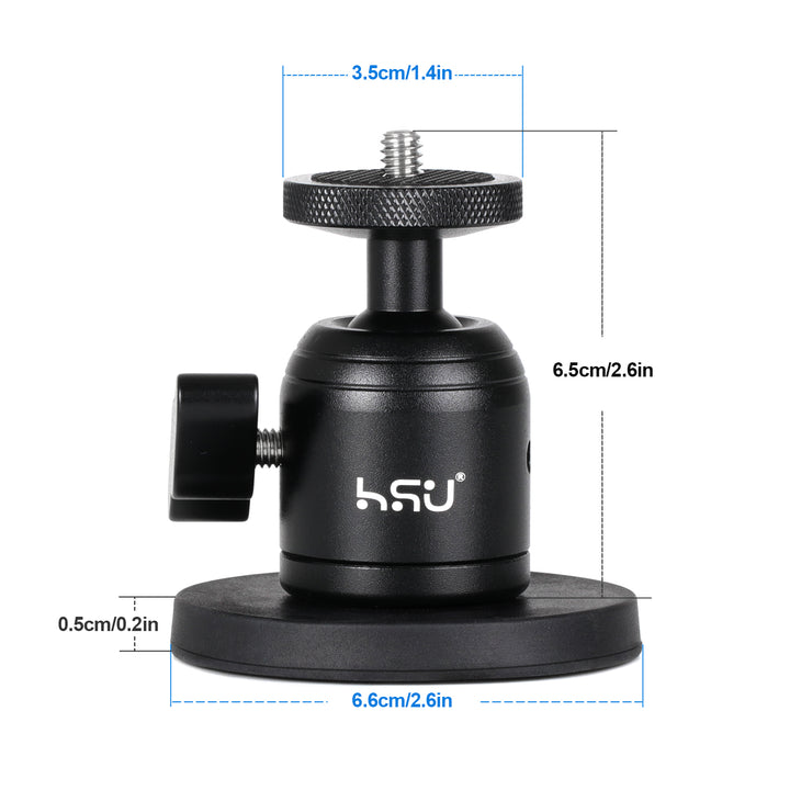 HSU Magnetic Camera Mount for GoPro/Insta360/OsmoAction Small