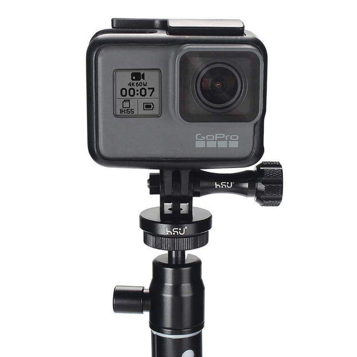 HSU Aluminum Alloy GoPro Tripod/Monopod Mount with Thumbscrew (Black)