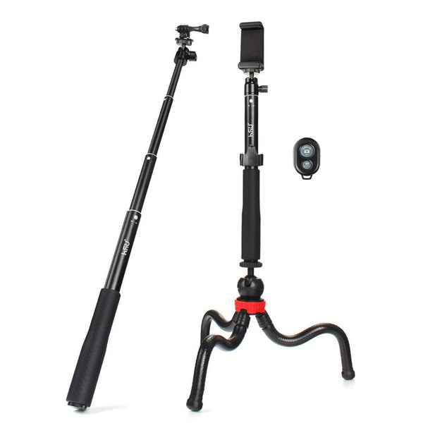 HSU GoPro Selfie Stick with Bluetooth Wireless Remote (Also Suitable for Smartphones)