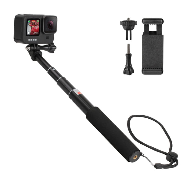 HSU GoPro Selfie Stick with Waterproof Hand Grip