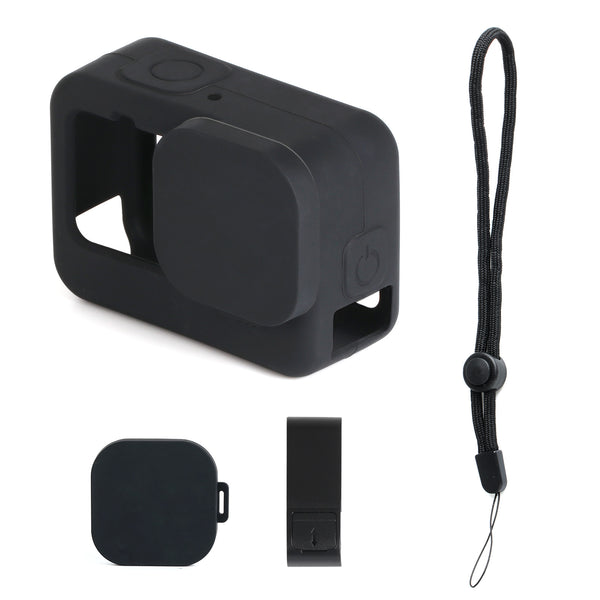 HSU Silicone Case with Battery Side Cover for GoPro Hero 12/11/10 /9