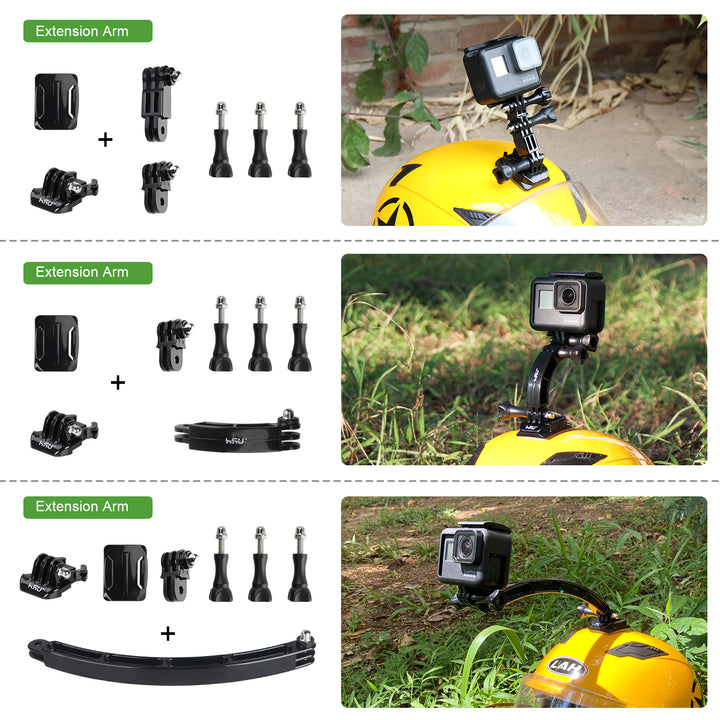 HSU 60-in-1 Accessory Kit for GoPro/DJI/AKASO/Action Cameras