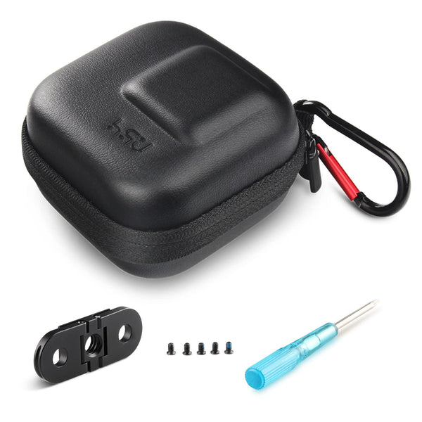 HSU Replacement Folding Finger & Mini Carrying Case for GoPro Hero 12/11/10/9 Black