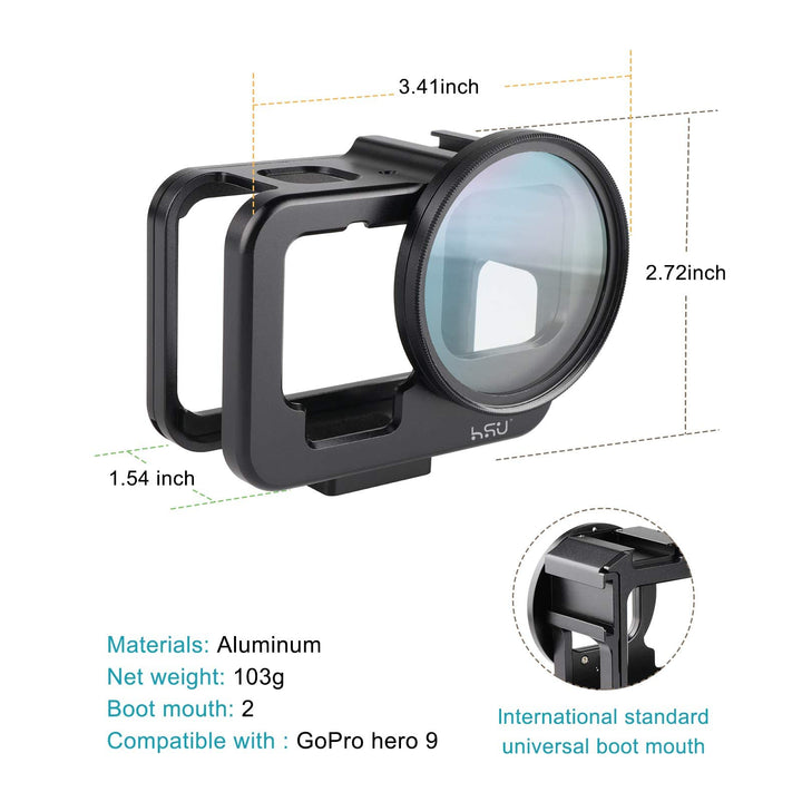 HSU Aluminum Frame with Lens Cover (Thick Design)