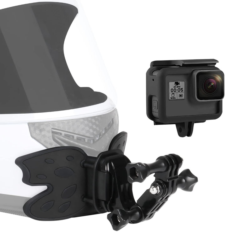 HSU Motorcycle Helmet Chin Sticky Mount for GoPro/Action Camera
