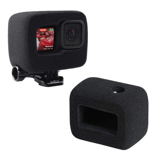 Gopro Windjam HSU Windslayer/Windmuff for GoPro Hero 13/12/11/10/9 Black (2 Pcs ...