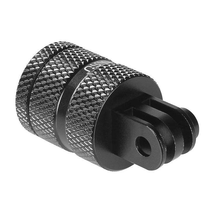 HSU Aluminum 360 Degree Rotation Tripod Adapter for GoPro & Action Cameras