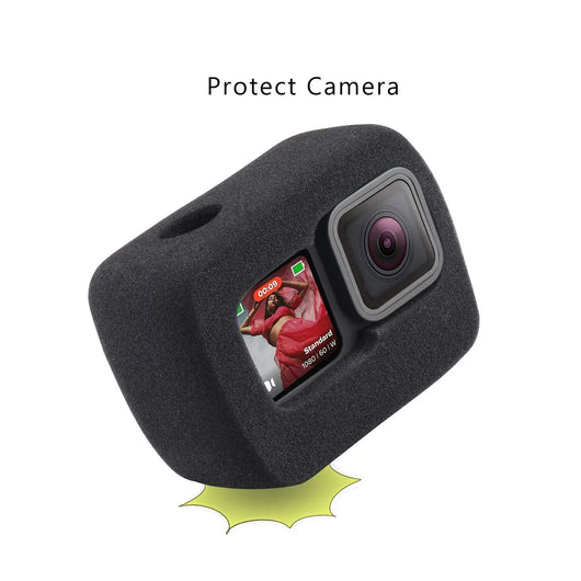 Gopro Windjam HSU Windslayer/Windmuff for GoPro Hero 13/12/11/10/9 Black (2 Pcs ...