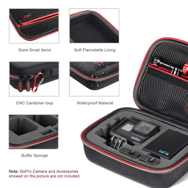 HSU Small Case for GoPro Hero10 Black Hero 9/8 Hero7