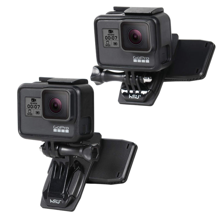 HSU Backpack Strap Clip Holder for GoPro Action Cameras-360 Degree Rotary