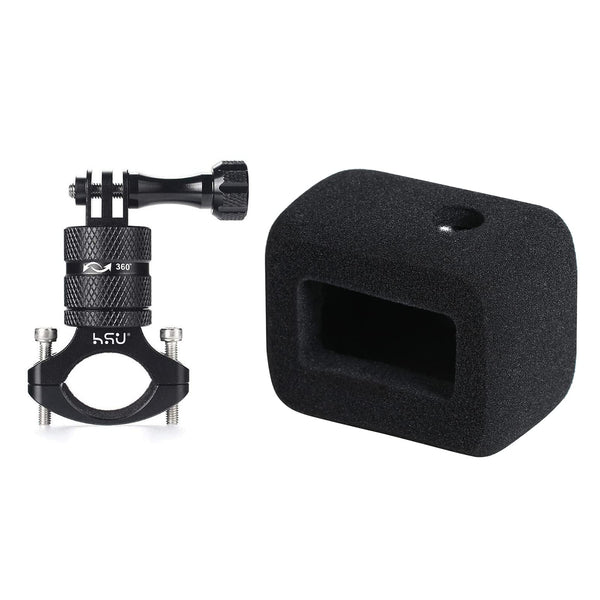 HSU Aluminum Bike Handlebar Mount & Wind Reduction Foam