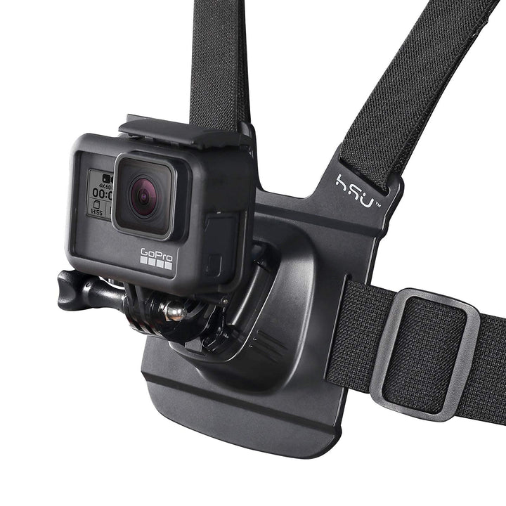 HSU Aluminum Bike Handlebar Mount & Chest Strap Mount for Gopro