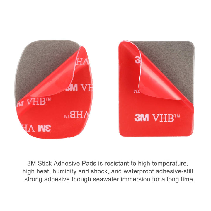 HSU Adhesive Mounts & Backpack Strap Clip Holder for Action Cameras