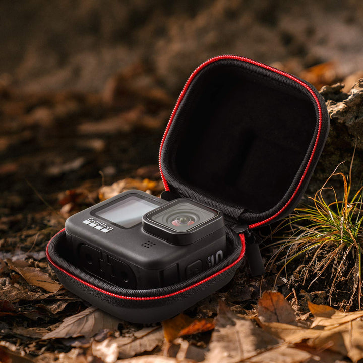 HSU Mini Carrying Case for GoPro Hero 10 Black /AKASO/Campark/YI Action Camera