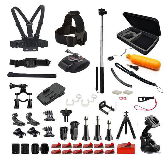 HSU Upgraded Accessories Kit for GoPro Hero MAX/DJI OSMO