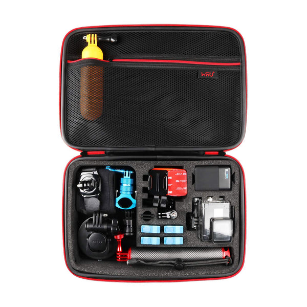 HSU Large Carrying Case For GoPro Hero10/9 (Red)