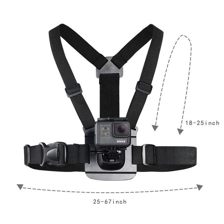 HSU GoPro Chest Mount Harness Body Strap