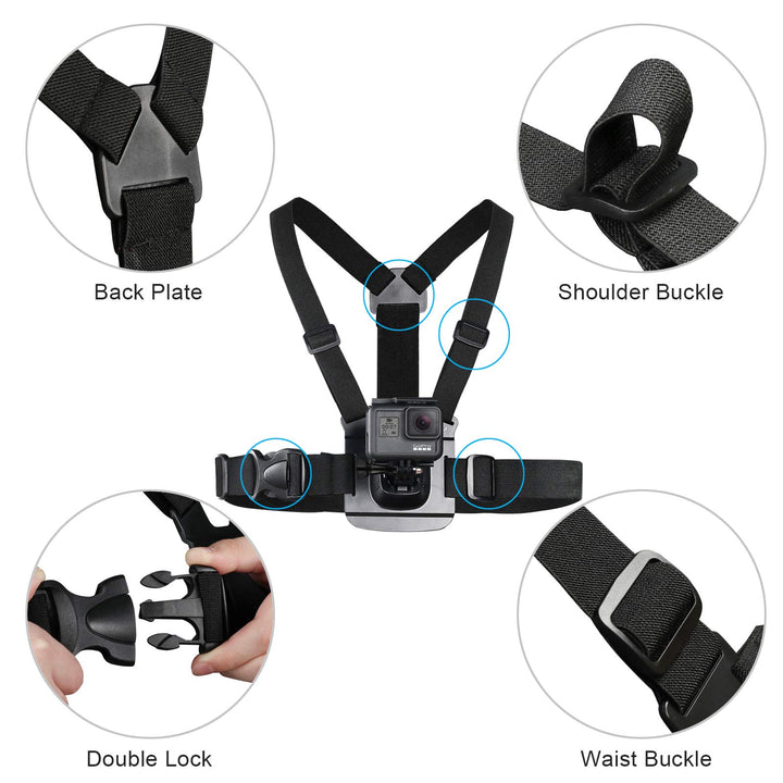 HSU GoPro Chest Mount Harness Body Mount – HSUSHOP