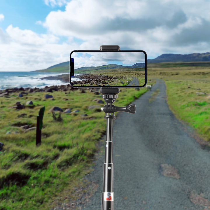 HSU GoPro Extendable Selfie Stick with Waterproof Hand Grip