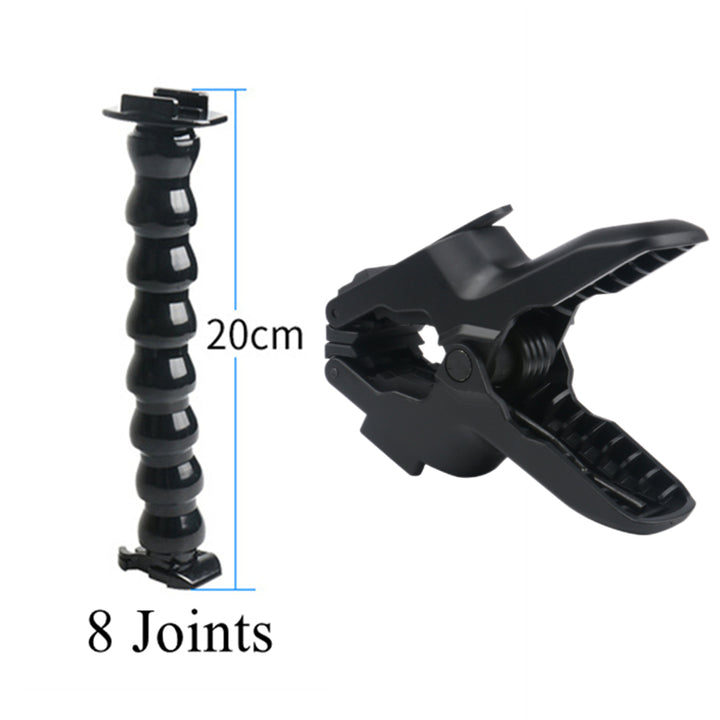 HSU Jaws Flex Clamp Mount Gooseneck Mount for GoPro