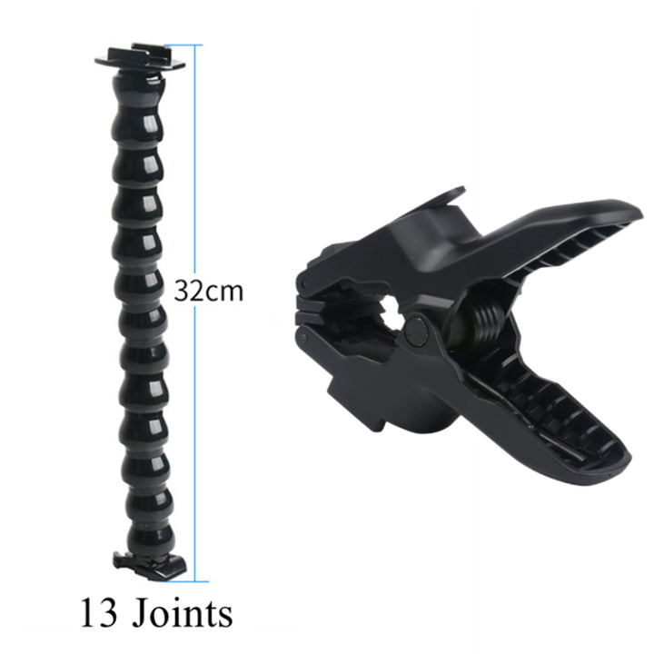 HSU Jaws Flex Clamp Mount Gooseneck Mount for GoPro