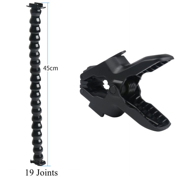 HSU Jaws Flex Clamp Mount Gooseneck Mount for GoPro