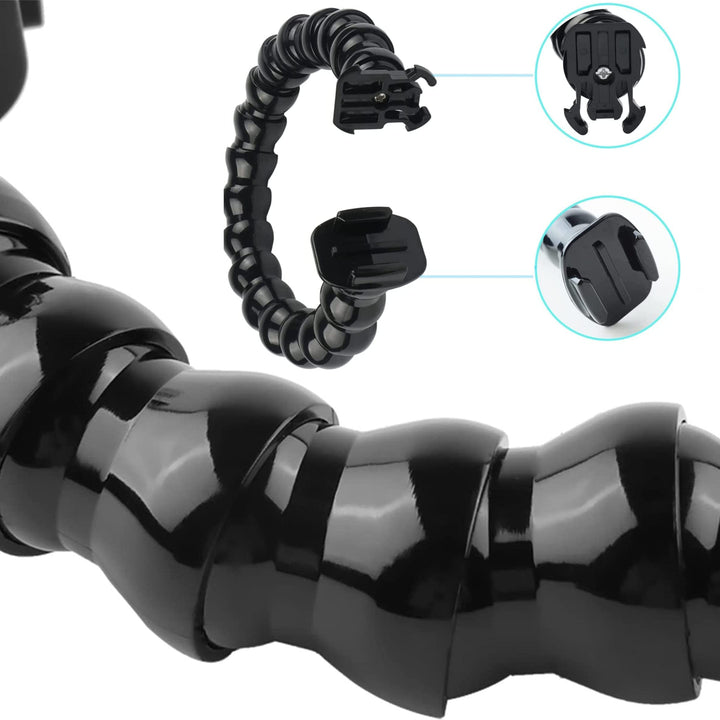 HSU Jaws Flex Clamp Mount Gooseneck Mount for GoPro