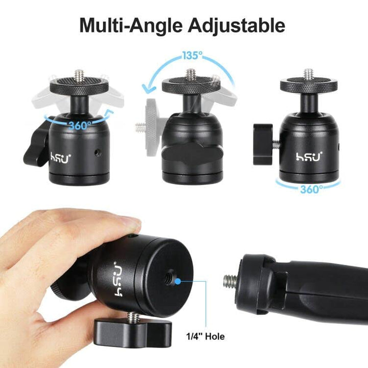 A-PRO - Aciton Cam Adattatore Girevole 360° Alluminio Gopro Manubrio A-PRO - Aciton Cam Adattatore Girevole 360° Alluminio Gopro Manubrio