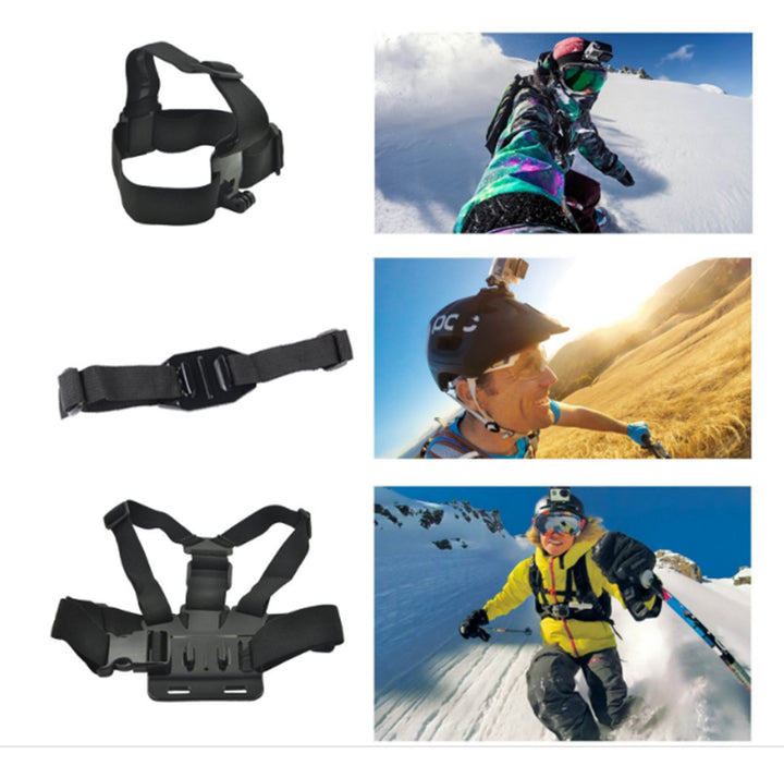HSU Upgraded Accessories Kit for GoPro Hero MAX/DJI OSMO