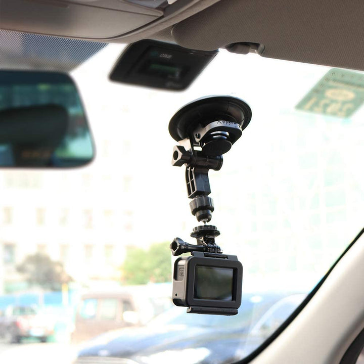 HSU Suction Cup Mount for GoPro Hero 9 8 7 6 5 4 DJI Osmo Action Camera