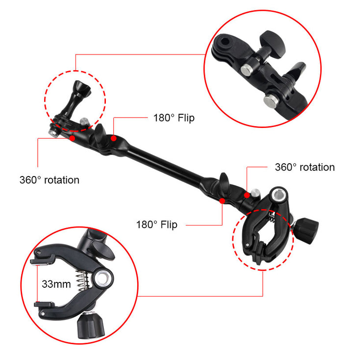Adjustable Music Mount Rotating Stage Clamp for Instrument/Guitar